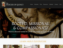 Tablet Screenshot of dioceseofquincy.org